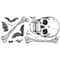 RoomMates Skull Glow In The Dark Peel & Stick Giant Wall Decal